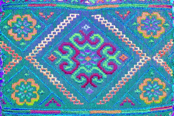 Transcarpathia Ukraine March 2016 Patterns Pillow Hutsul Embroidery — 图库照片