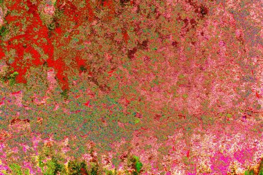 Yaratıcı soyut sanat çalışması, renkli doku arka planına sahip uzay duvar kağıdını kopyala