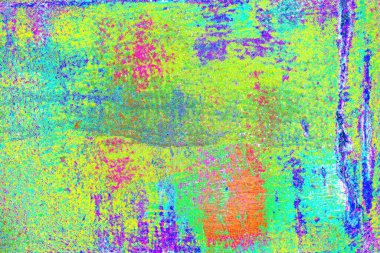 soyut neon renkleri çizik ve çatlaklarla duvar kağıdı deseni 