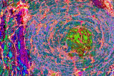 Yaratıcı soyut sanat eserleri, renkli doku arka planına sahip rustik duvarları kopyala