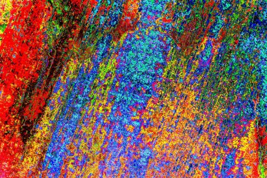 Yaratıcı soyut sanat çalışması, renkli doku arka planına sahip uzay duvar kağıdını kopyala