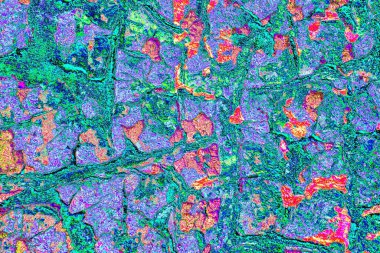 Çizik ve çatlaklarla metal doku 