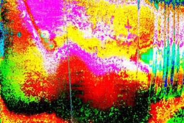 Çizik ve çatlaklarla metal doku 