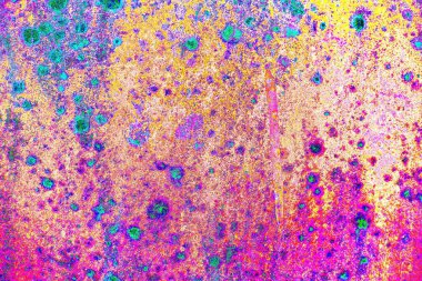 Çizik ve çatlaklarla metal doku 