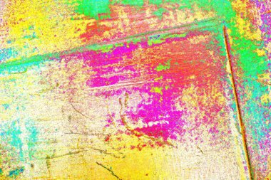 soyut neon renkleri çizik ve çatlaklarla duvar kağıdı deseni 