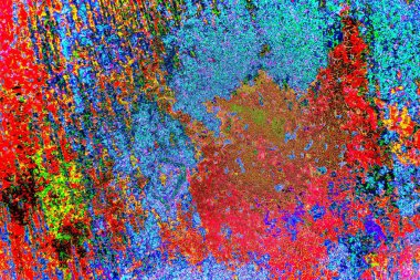 Yaratıcı soyut sanat çalışması, renkli doku arka planına sahip uzay duvar kağıdını kopyala