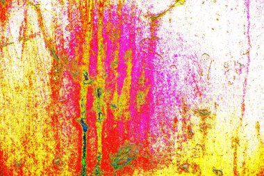 soyut neon renkleri çizik ve çatlaklarla duvar kağıdı deseni 