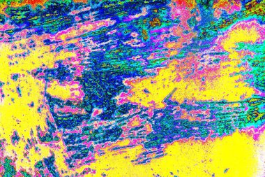 soyut neon renkleri çizik ve çatlaklarla duvar kağıdı deseni 