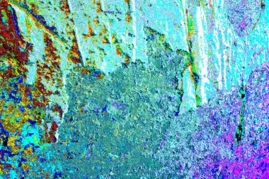 Çizik ve çatlaklarla metal doku 