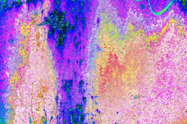 soyut neon renkleri çizik ve çatlaklarla duvar kağıdı deseni 