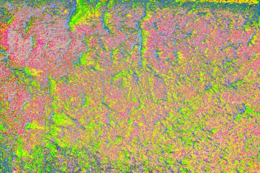 soyut neon renkleri çizik ve çatlaklarla duvar kağıdı deseni 