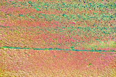 Çizik ve çatlaklarla metal doku 