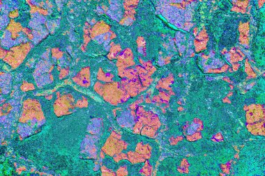 Çizik ve çatlaklarla metal doku 