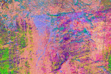 Çizik ve çatlaklarla metal doku 