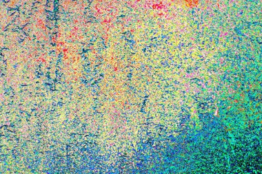 Yaratıcı soyut sanat eserleri, renkli doku arka planına sahip rustik duvarları kopyala