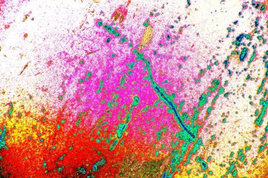 soyut neon renkleri çizik ve çatlaklarla duvar kağıdı deseni 