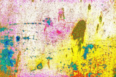 Yaratıcı soyut sanat eserleri, renkli doku arka planına sahip rustik duvarları kopyala