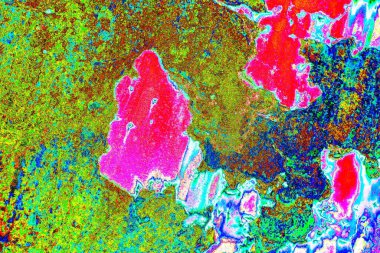 soyut neon renkleri çizik ve çatlaklarla duvar kağıdı deseni 