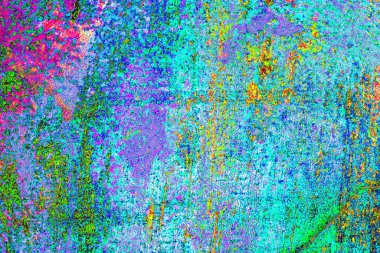 soyut neon renkleri çizik ve çatlaklarla duvar kağıdı deseni 