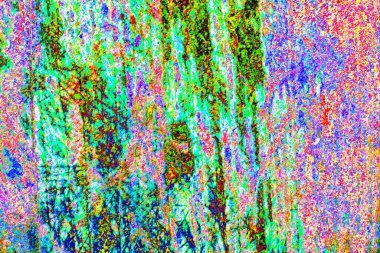 soyut neon renkleri çizik ve çatlaklarla duvar kağıdı deseni 