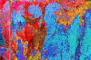 Yaratıcı soyut sanat çalışması, renkli doku arka planına sahip uzay duvar kağıdını kopyala