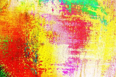 soyut neon renkleri çizik ve çatlaklarla duvar kağıdı deseni 