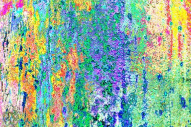 soyut neon renkleri çizik ve çatlaklarla duvar kağıdı deseni 