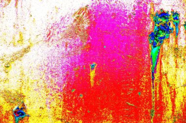 soyut neon renkleri çizik ve çatlaklarla duvar kağıdı deseni 