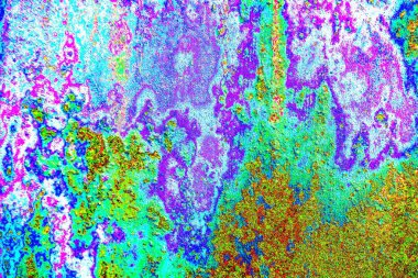 soyut neon renkleri çizik ve çatlaklarla duvar kağıdı deseni 