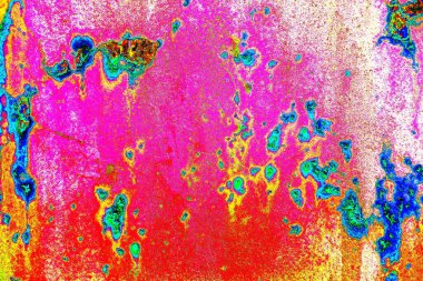 soyut neon renkleri çizik ve çatlaklarla duvar kağıdı deseni 