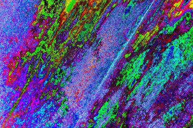 Yaratıcı soyut sanat çalışması, renkli doku arka planına sahip uzay duvar kağıdını kopyala