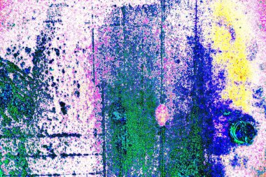 soyut neon renkleri çizik ve çatlaklarla duvar kağıdı deseni 