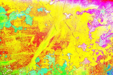 Çizik ve çatlaklarla metal doku 