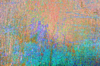 Yaratıcı soyut sanat eserleri, renkli doku arka planına sahip rustik duvarları kopyala