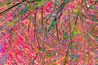 Soyut neon renkler çizik ve çatlaklarla dokulu duvar. 