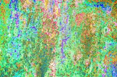 soyut neon renkleri çizik ve çatlaklarla duvar kağıdı deseni 