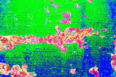 Çizik ve çatlaklarla metal doku 