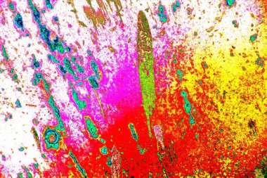 soyut neon renkleri çizik ve çatlaklarla duvar kağıdı deseni 