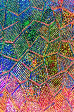 Soyut neon renkler çizik ve çatlaklarla dokulu duvar. 