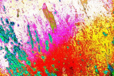 soyut neon renkleri çizik ve çatlaklarla duvar kağıdı deseni 