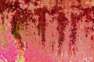 Yaratıcı soyut sanat çalışması, renkli doku arka planına sahip uzay duvar kağıdını kopyala