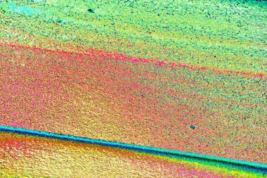 Çizik ve çatlaklarla metal doku 