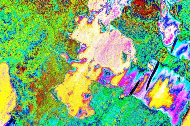 soyut neon renkleri çizik ve çatlaklarla duvar kağıdı deseni 