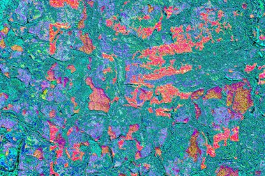 Çizik ve çatlaklarla metal doku 