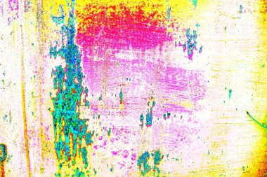 soyut neon renkleri çizik ve çatlaklarla duvar kağıdı deseni 