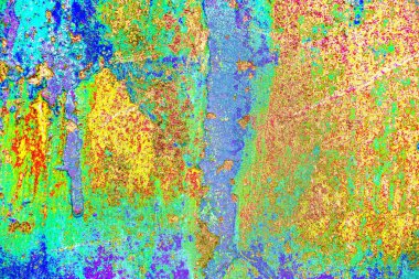 soyut neon renkleri çizik ve çatlaklarla duvar kağıdı deseni 