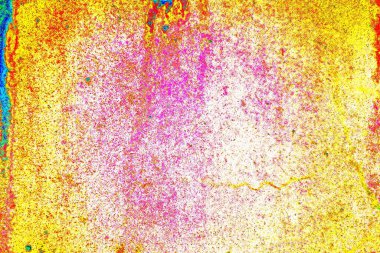 Yaratıcı soyut sanat eserleri, renkli doku arka planına sahip rustik duvarları kopyala