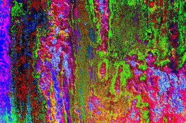 Yaratıcı soyut sanat çalışması, renkli doku arka planına sahip uzay duvar kağıdını kopyala