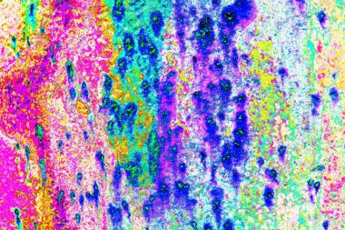 soyut neon renkleri çizik ve çatlaklarla duvar kağıdı deseni 