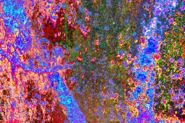 Yaratıcı soyut sanat çalışması, renkli doku arka planına sahip uzay duvar kağıdını kopyala